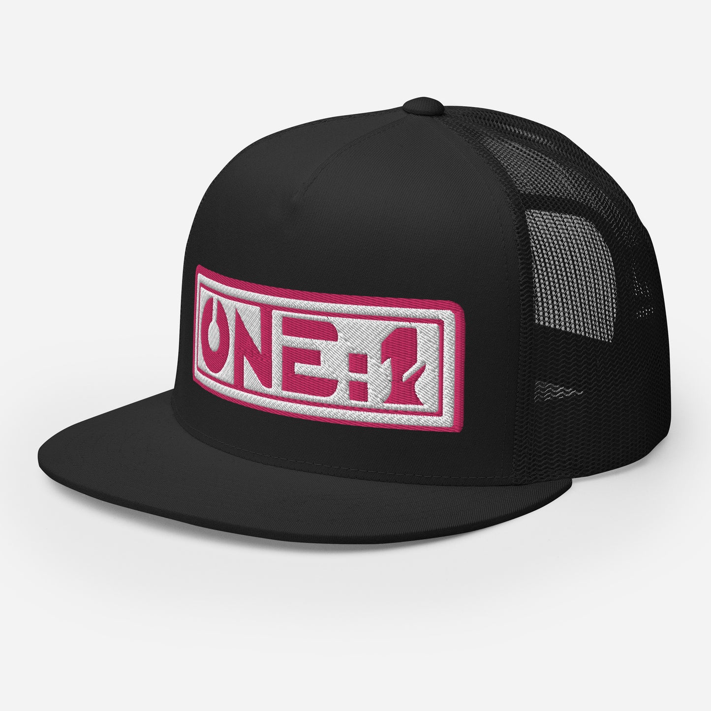 One:1 pink snapback Cap