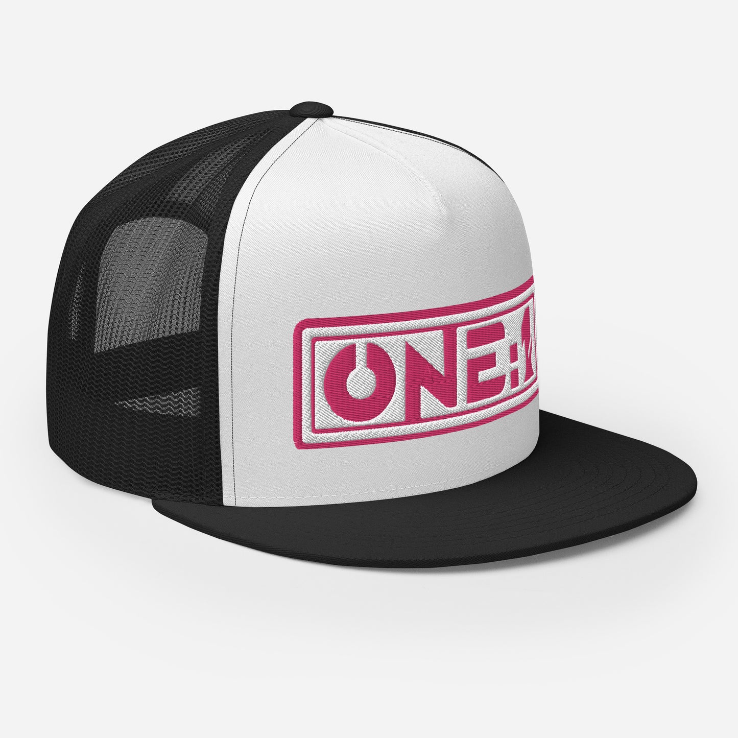 One:1 pink snapback Cap