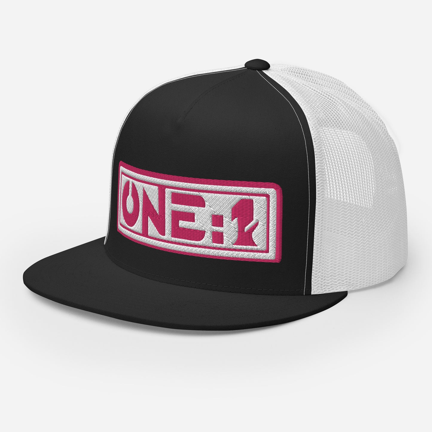 One:1 pink snapback Cap