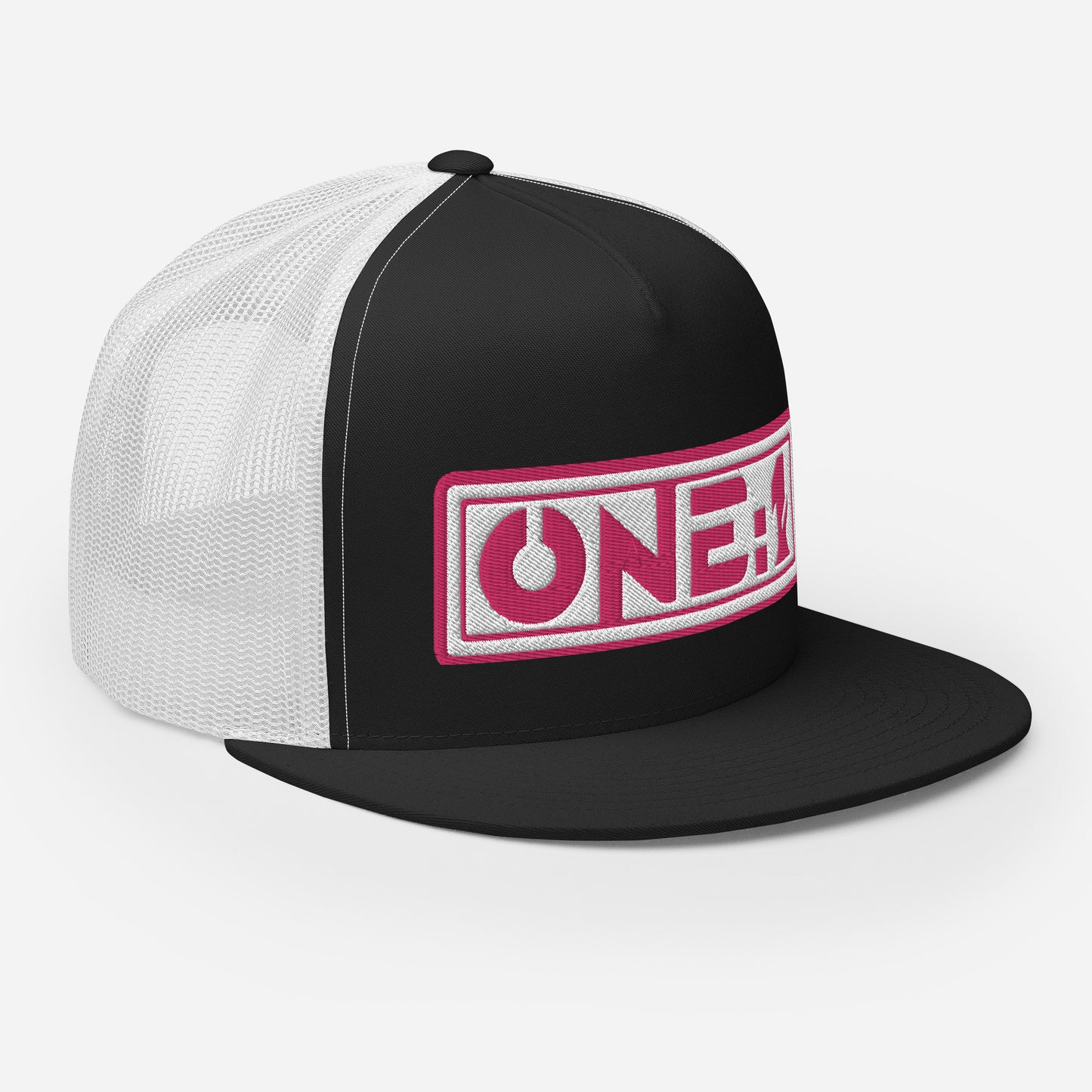 One:1 pink snapback Cap