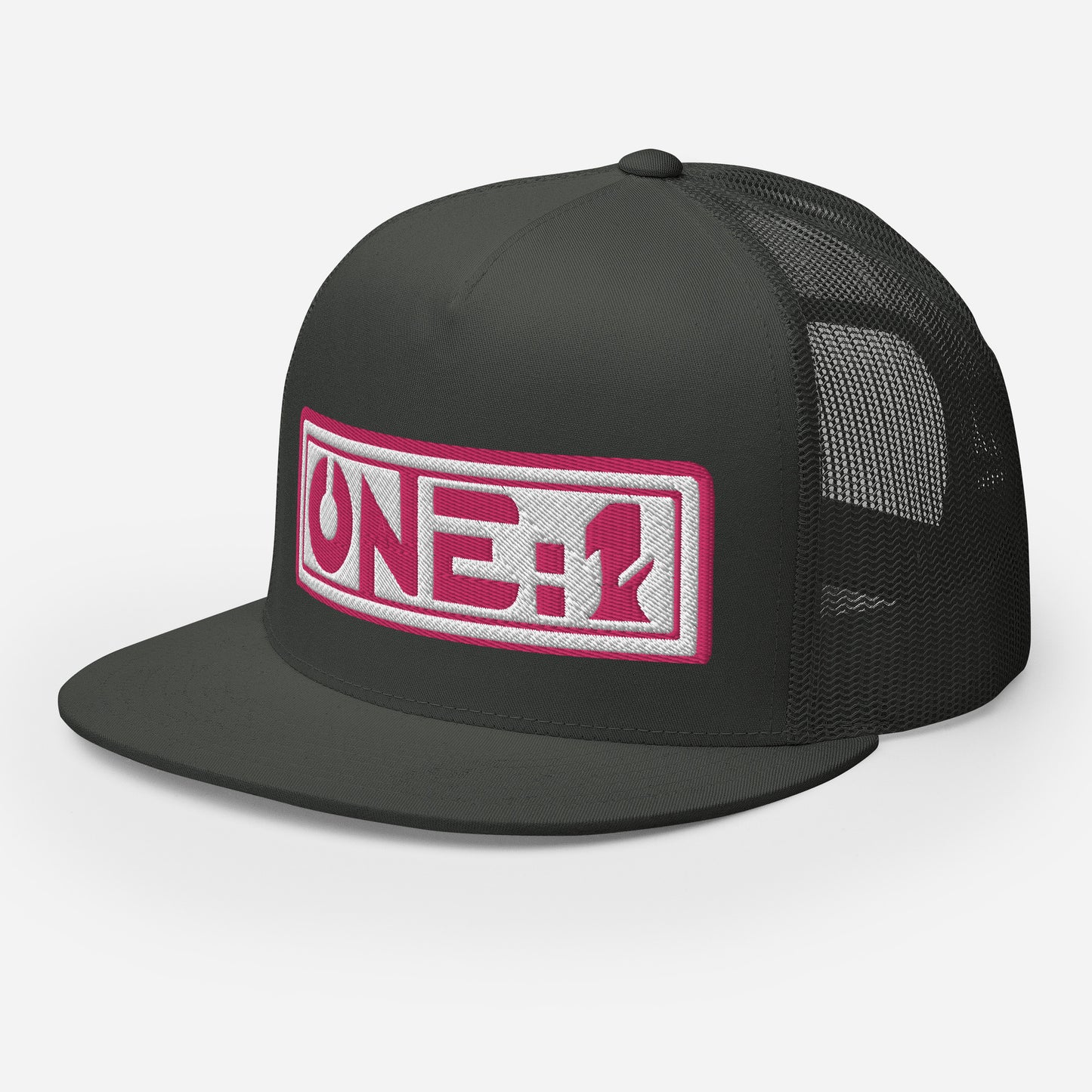 One:1 pink snapback Cap