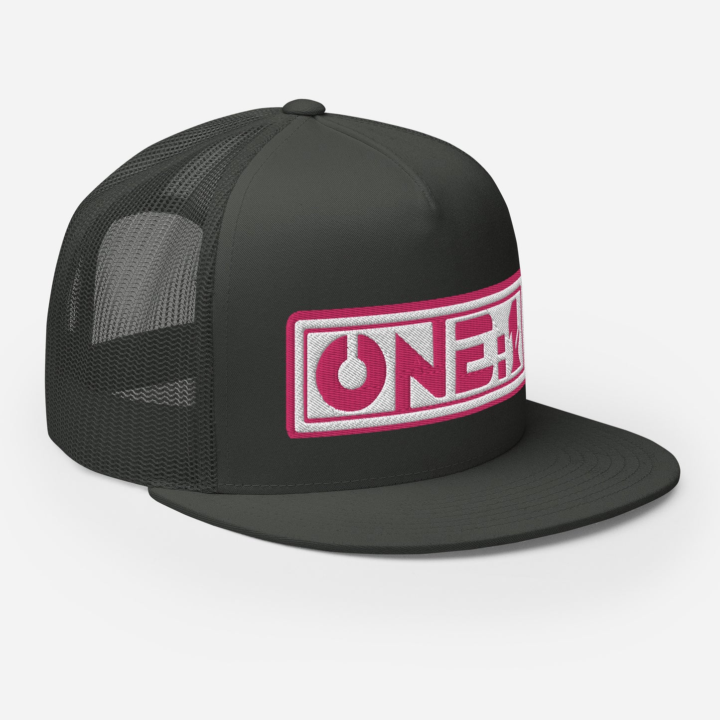 One:1 pink snapback Cap