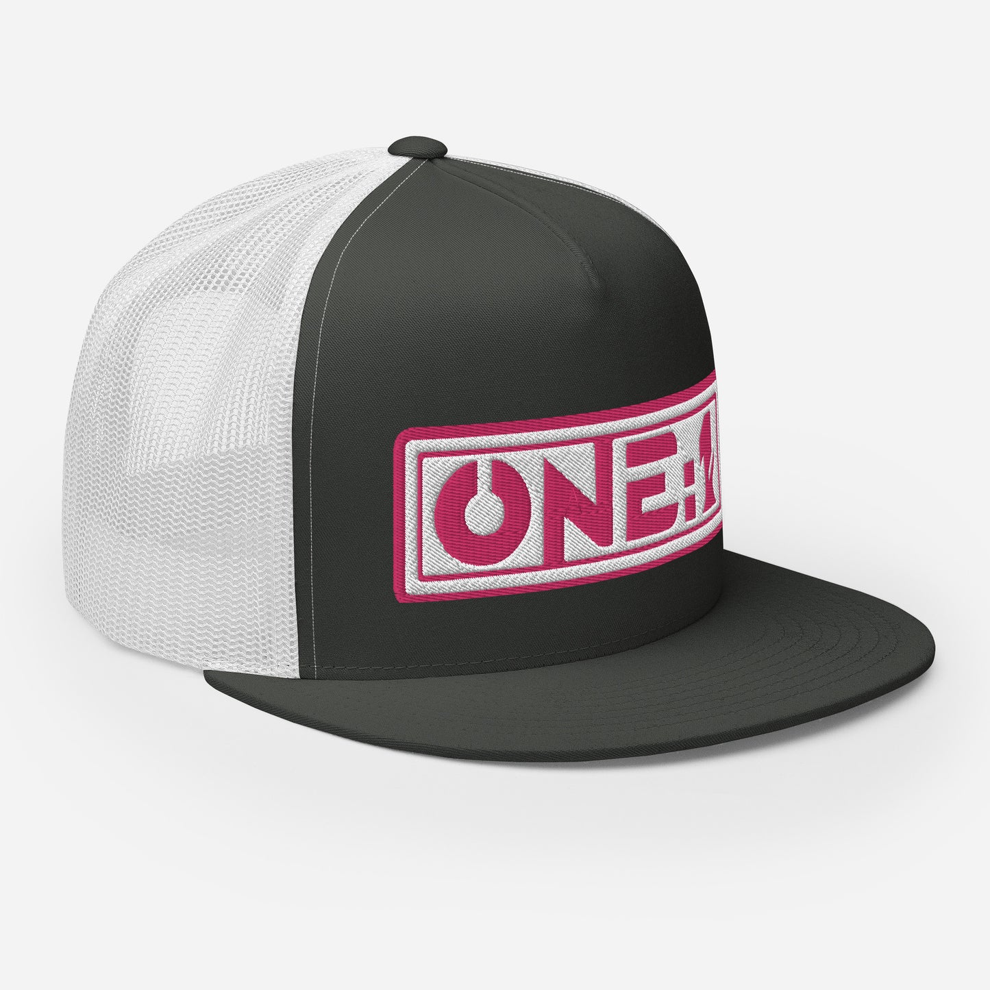 One:1 pink snapback Cap