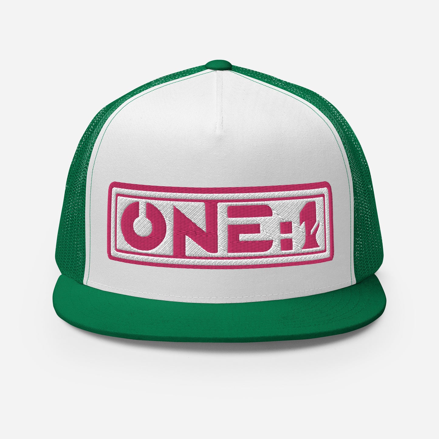 One:1 pink snapback Cap