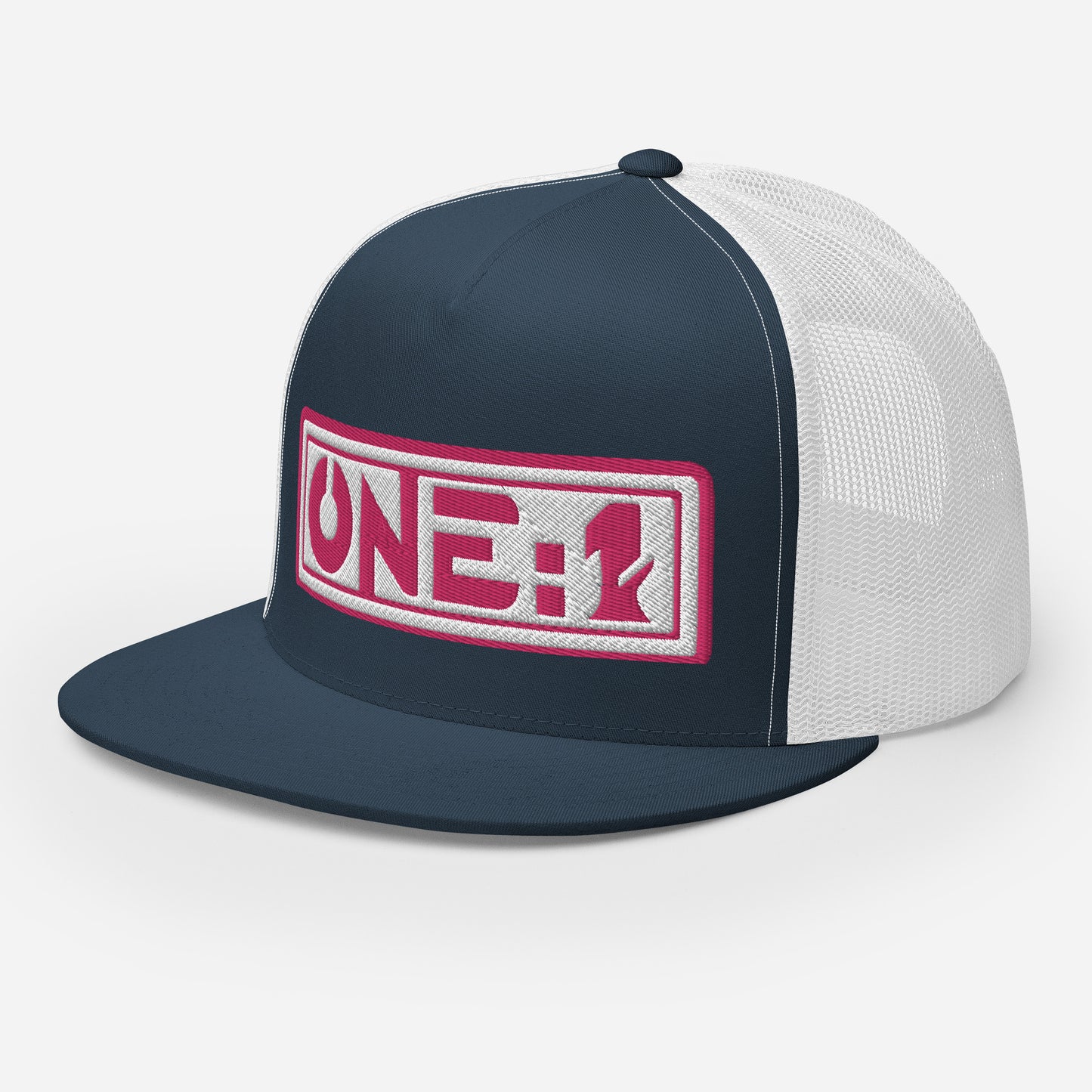 One:1 pink snapback Cap