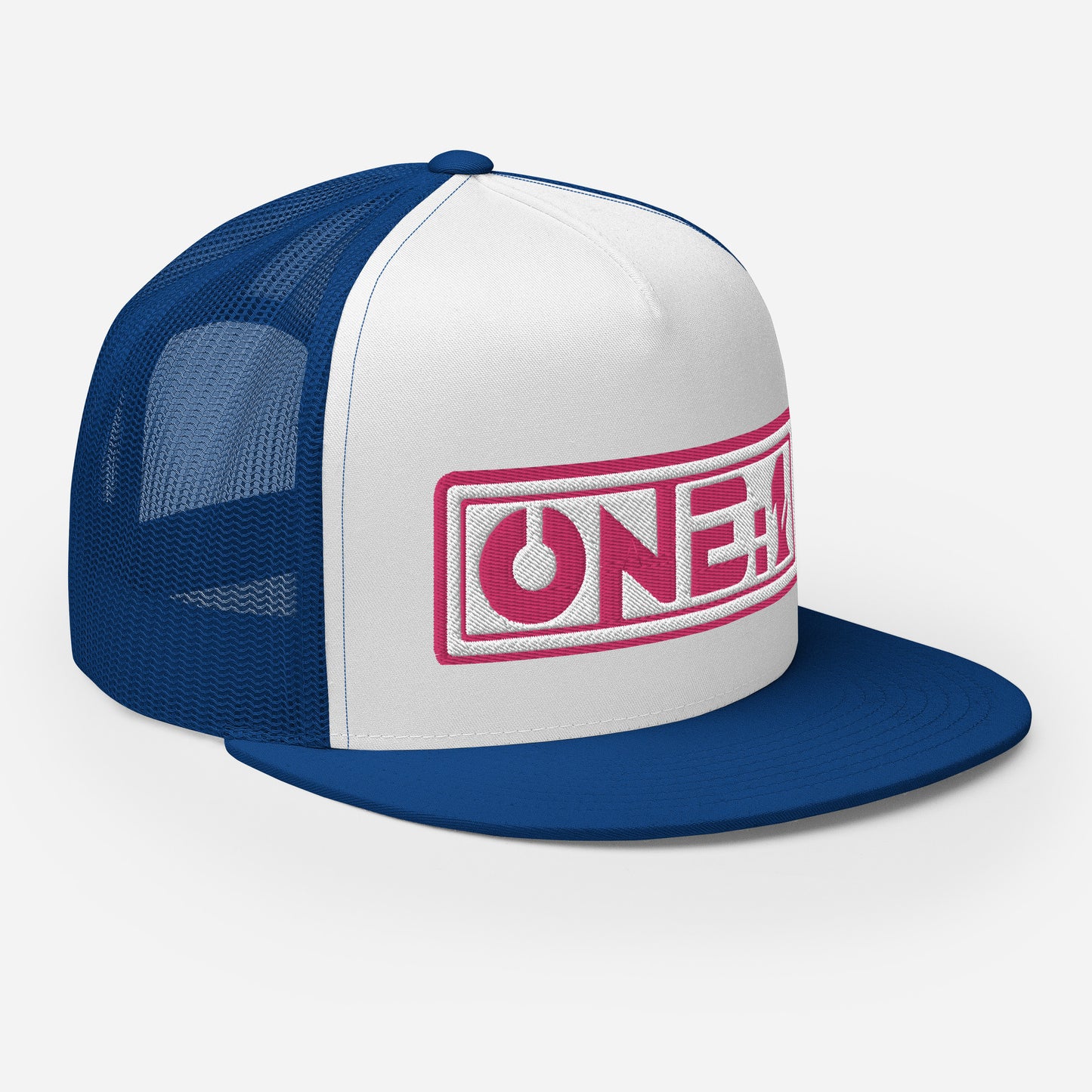 One:1 pink snapback Cap