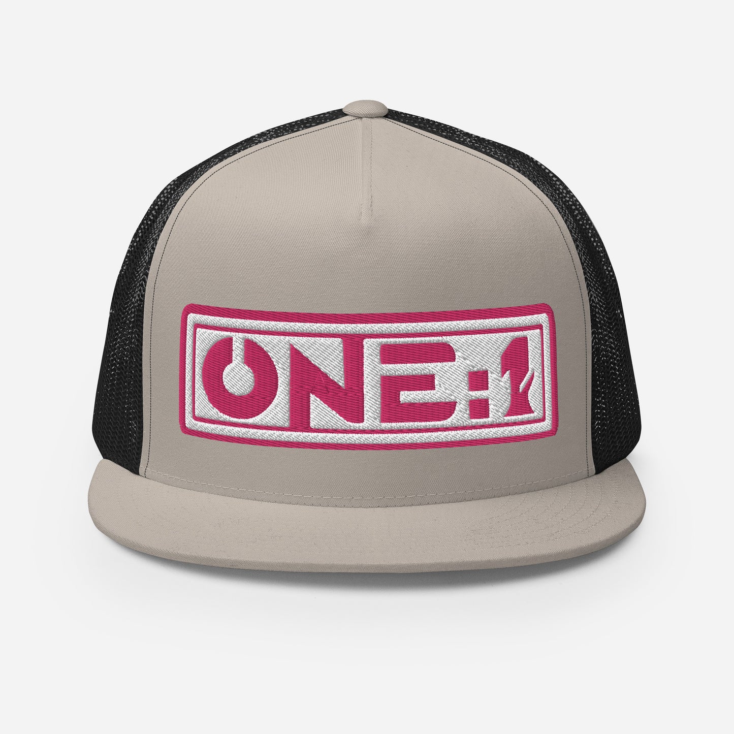 One:1 pink snapback Cap