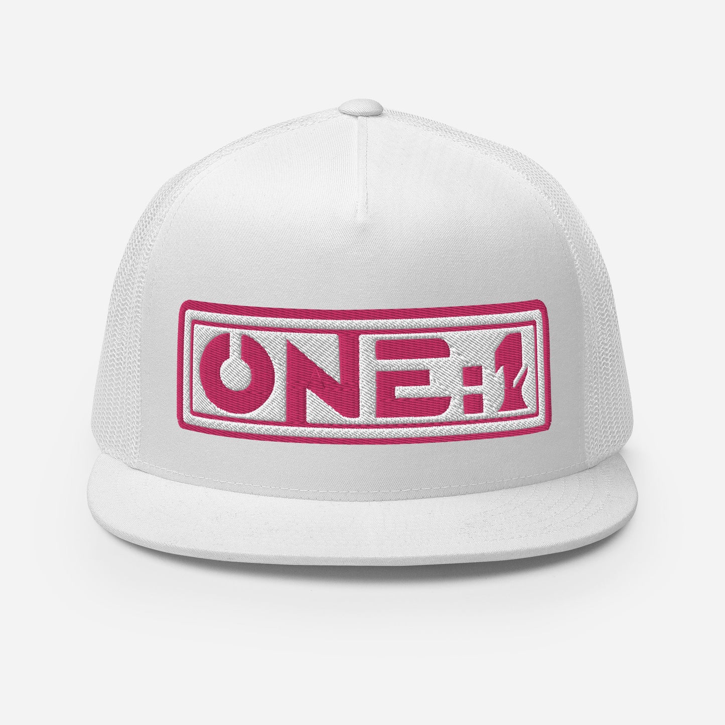 One:1 pink snapback Cap