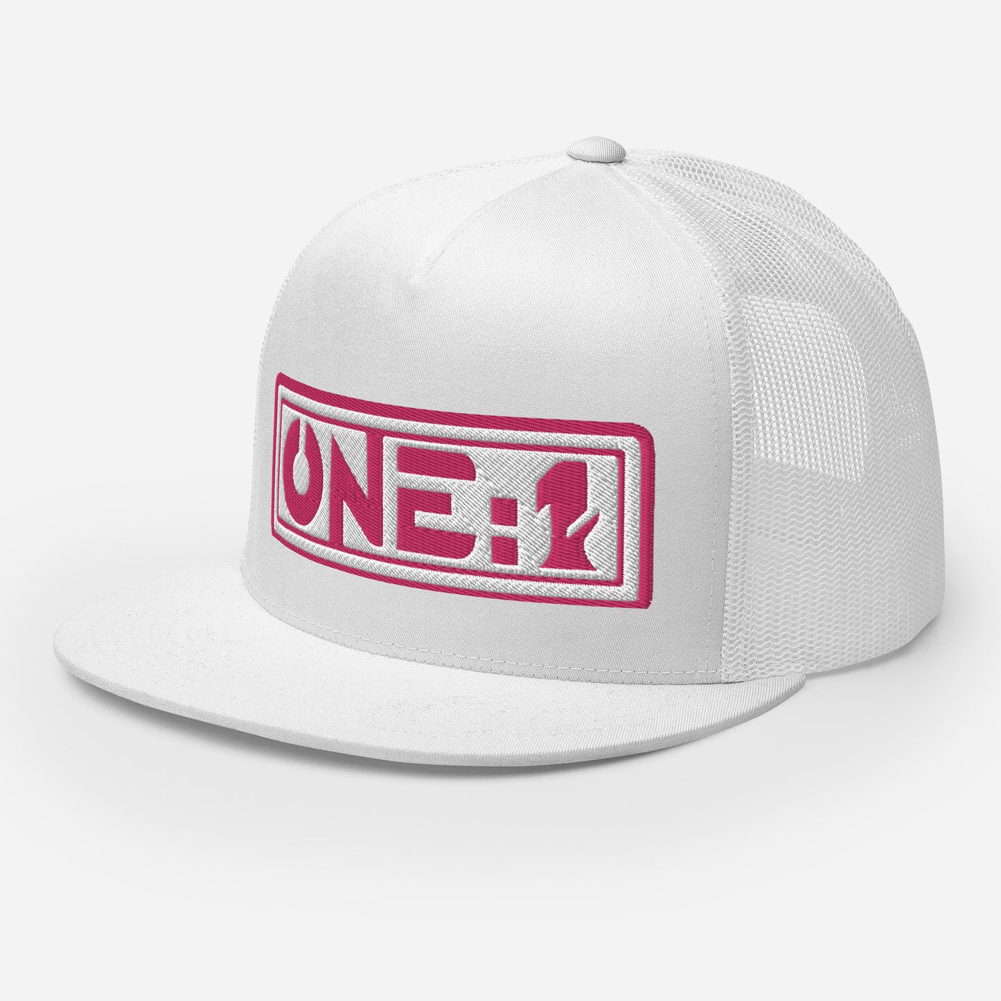 One:1 pink snapback Cap