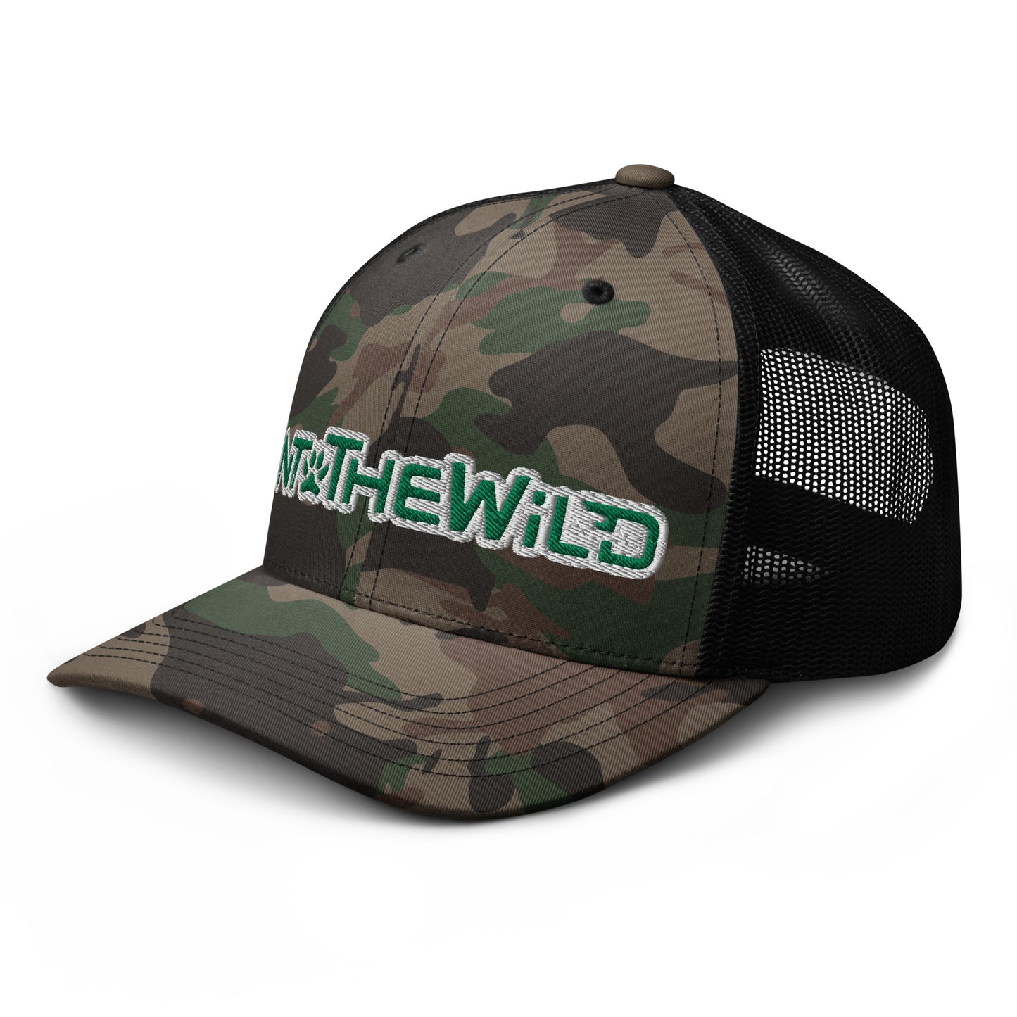 1ntothewild Camouflage trucker cap