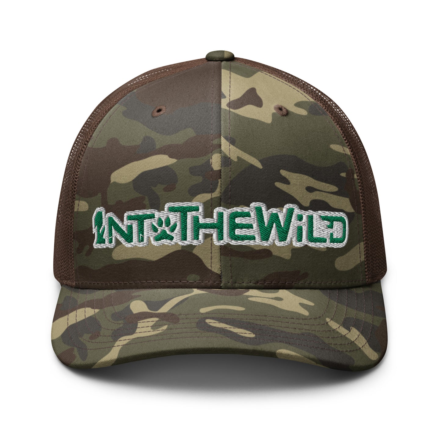 1ntothewild Camouflage trucker cap