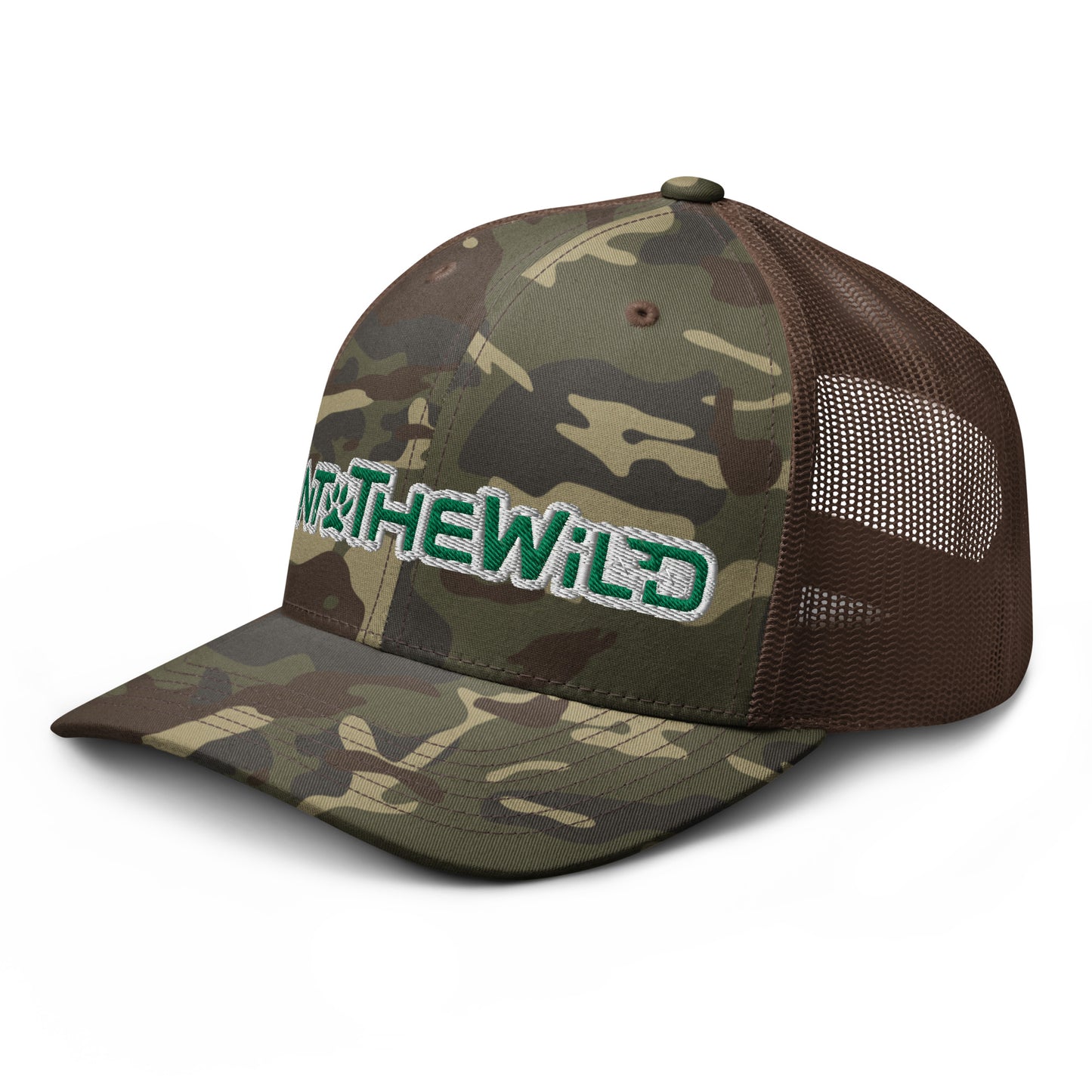 1ntothewild Camouflage trucker cap