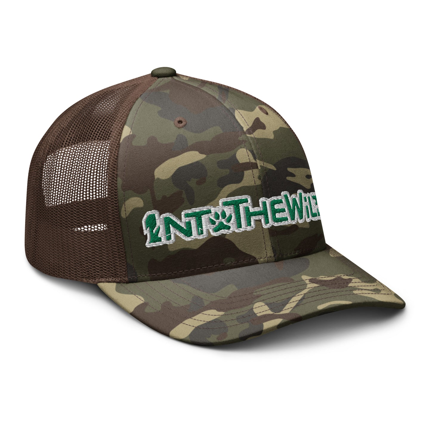 1ntothewild Camouflage trucker cap