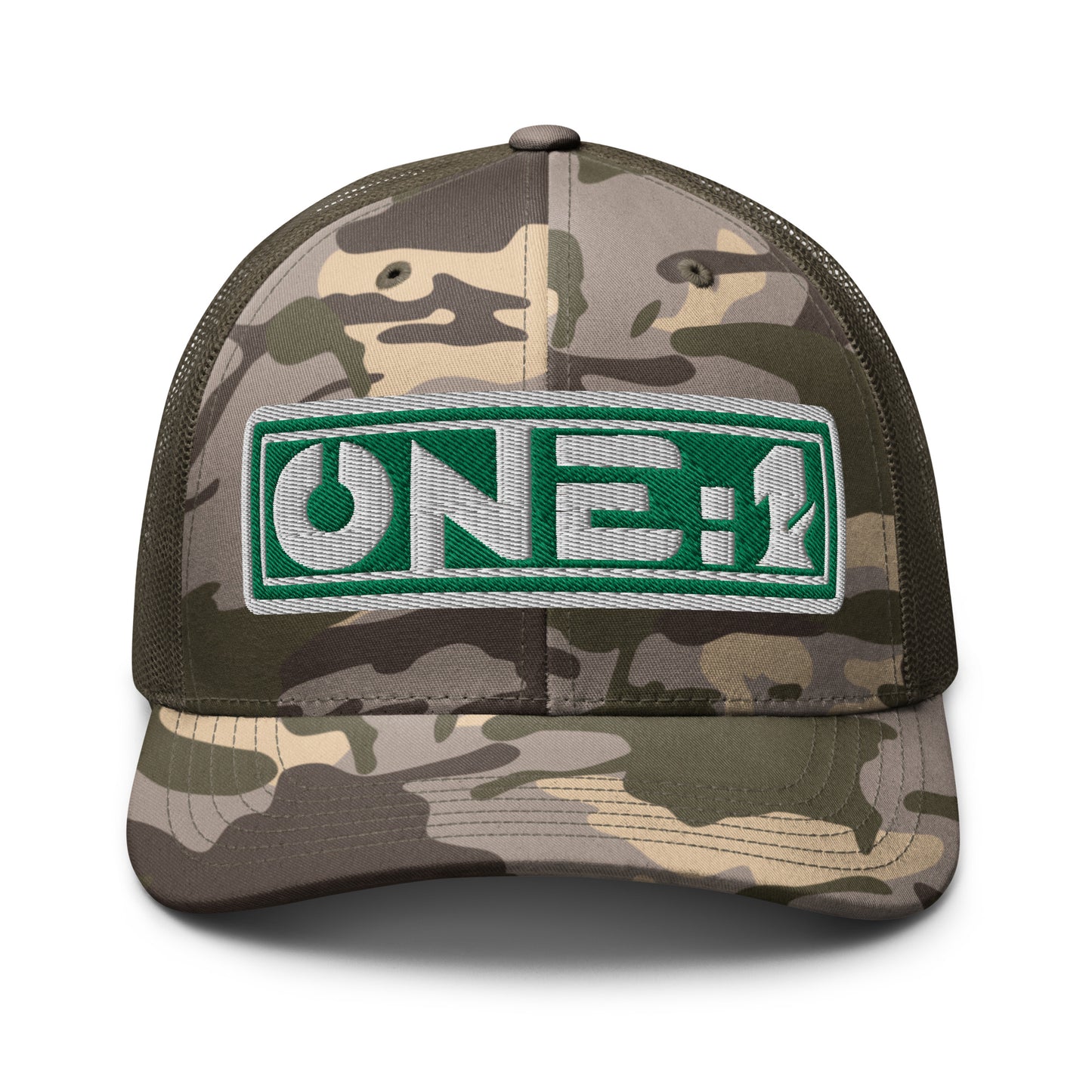 One:1 Camouflage trucker cap