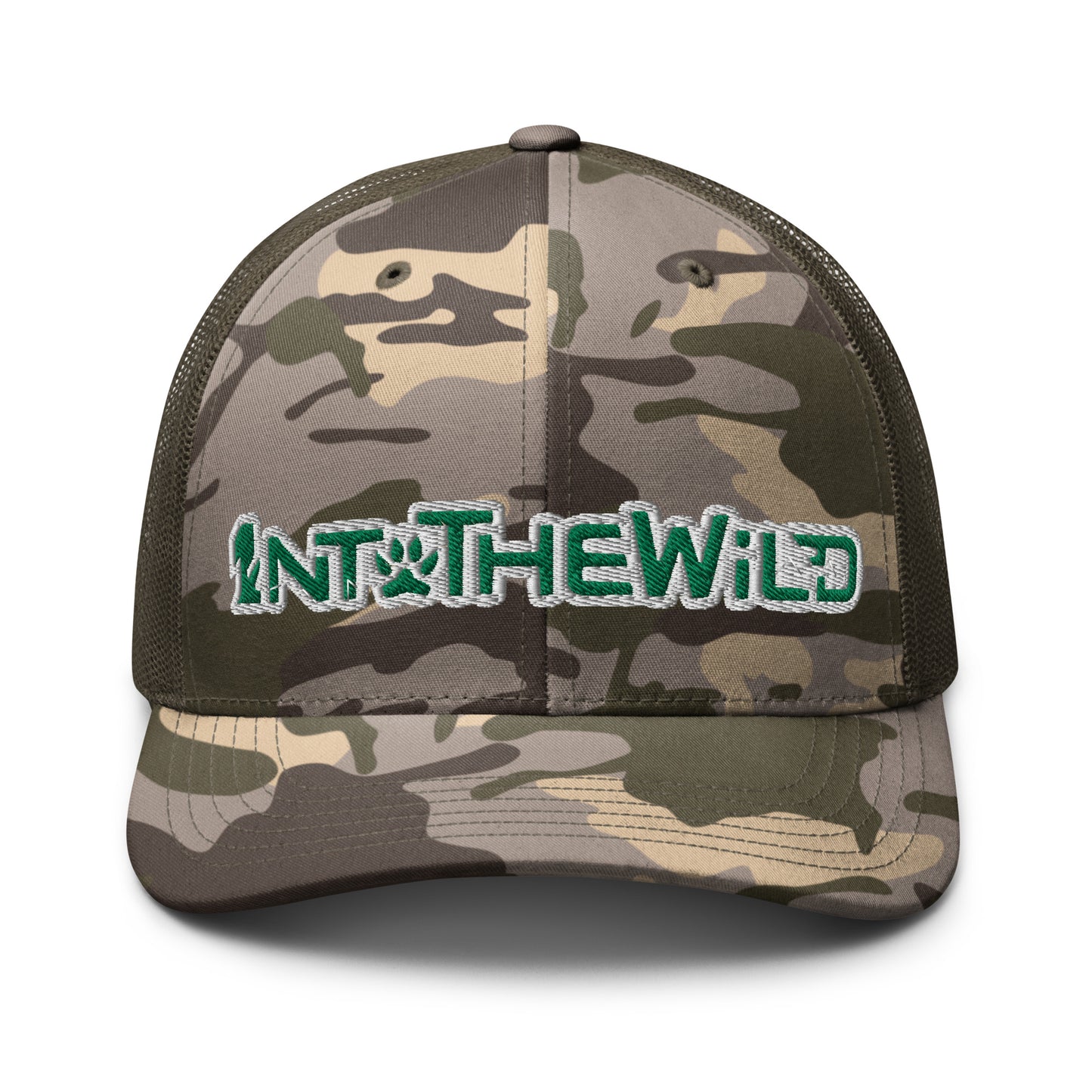 1ntothewild Camouflage trucker cap