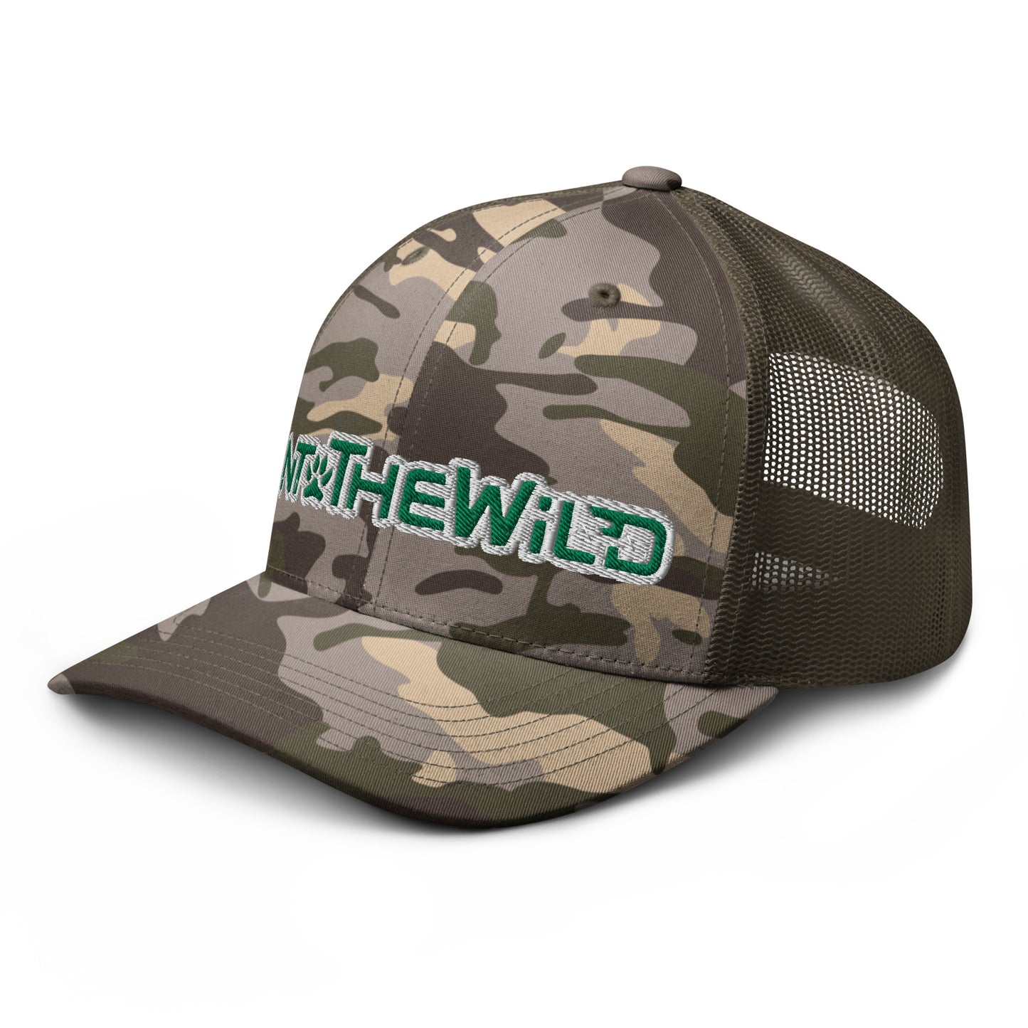 1ntothewild Camouflage trucker cap