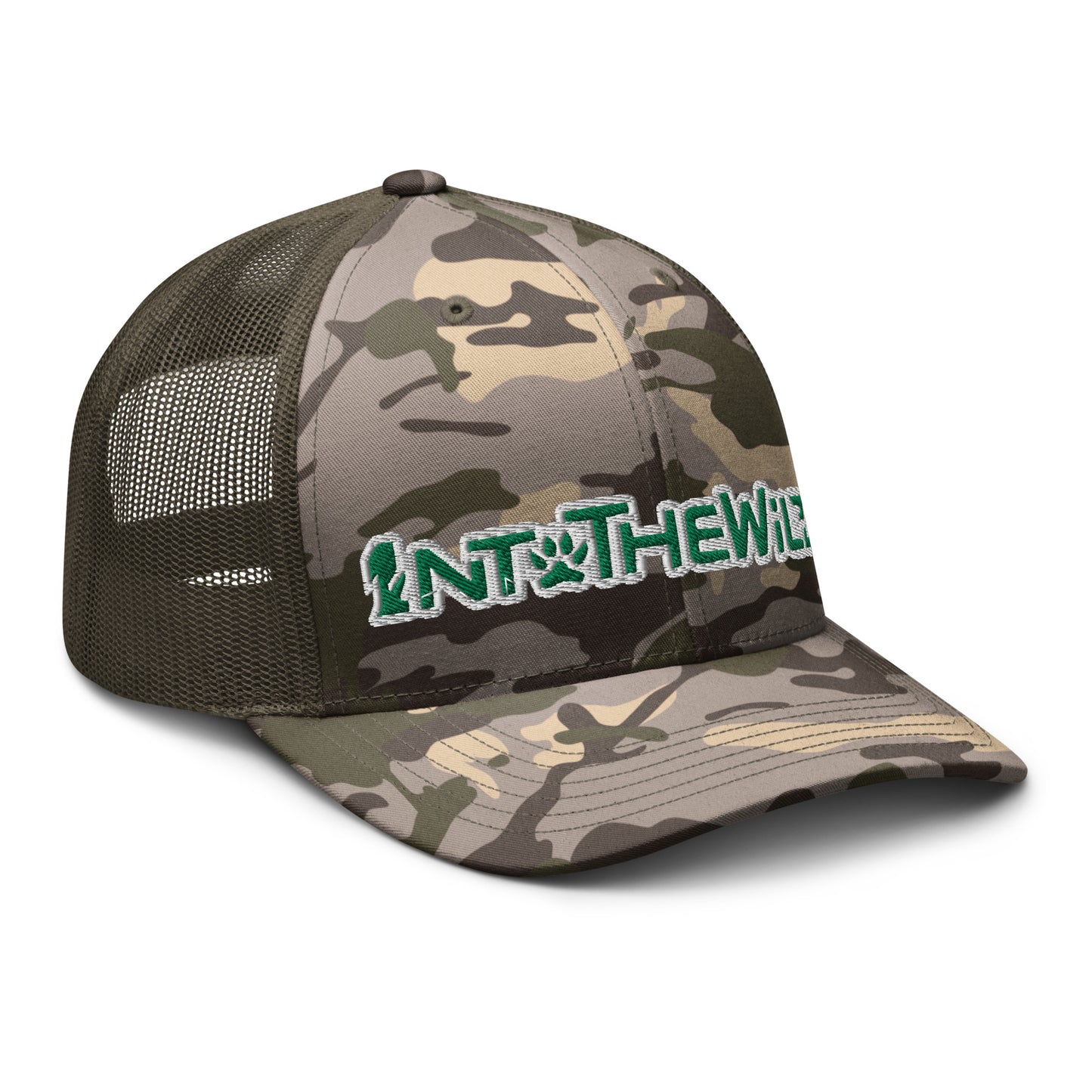 1ntothewild Camouflage trucker cap