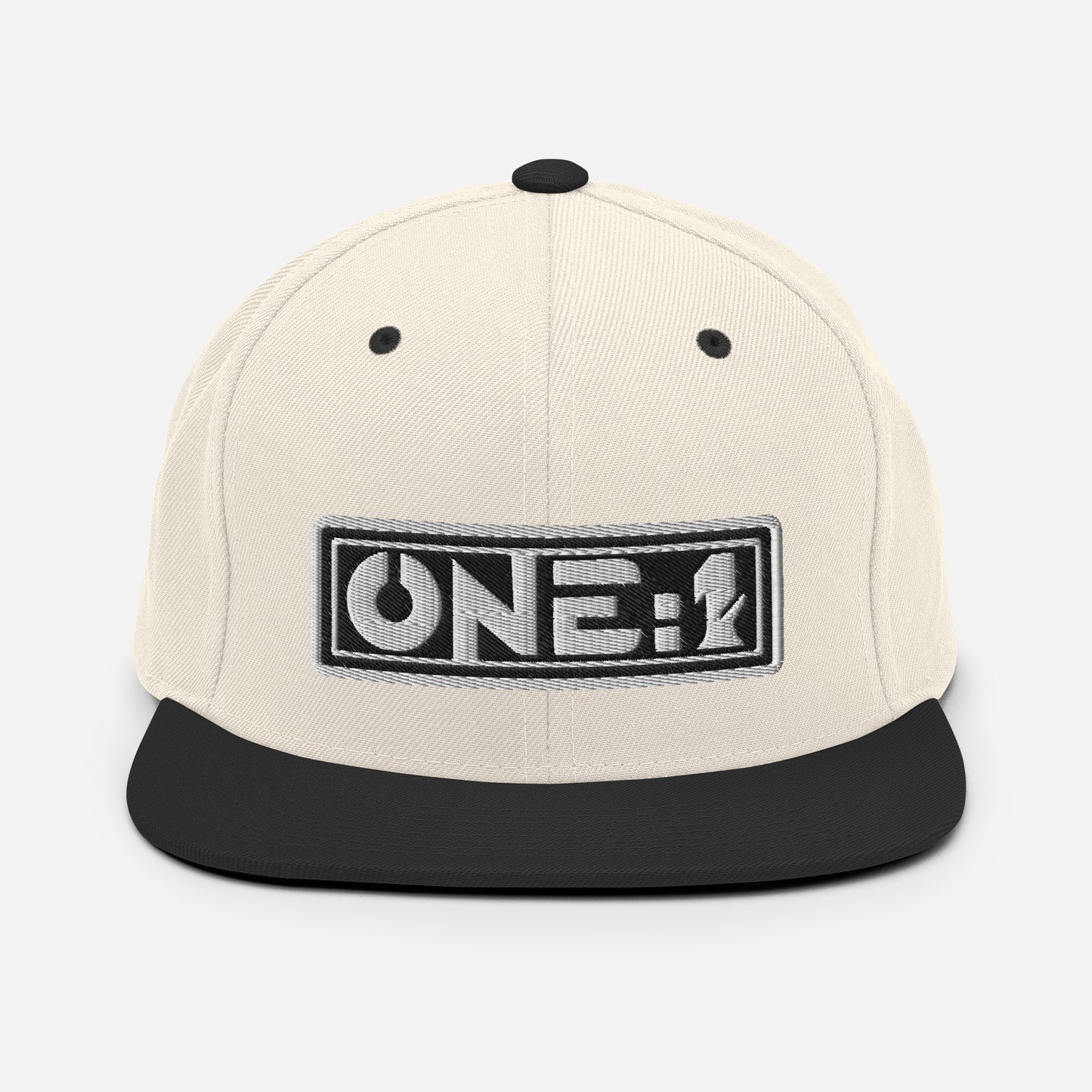 One:1 snapback cap