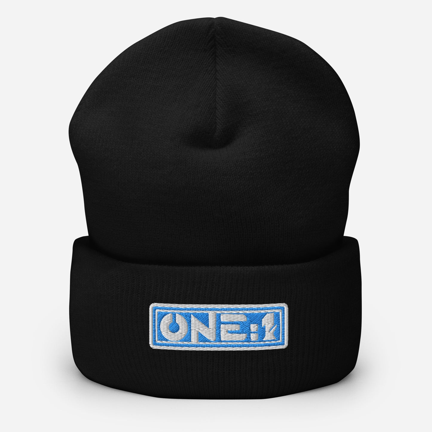 One:1 blue beanie