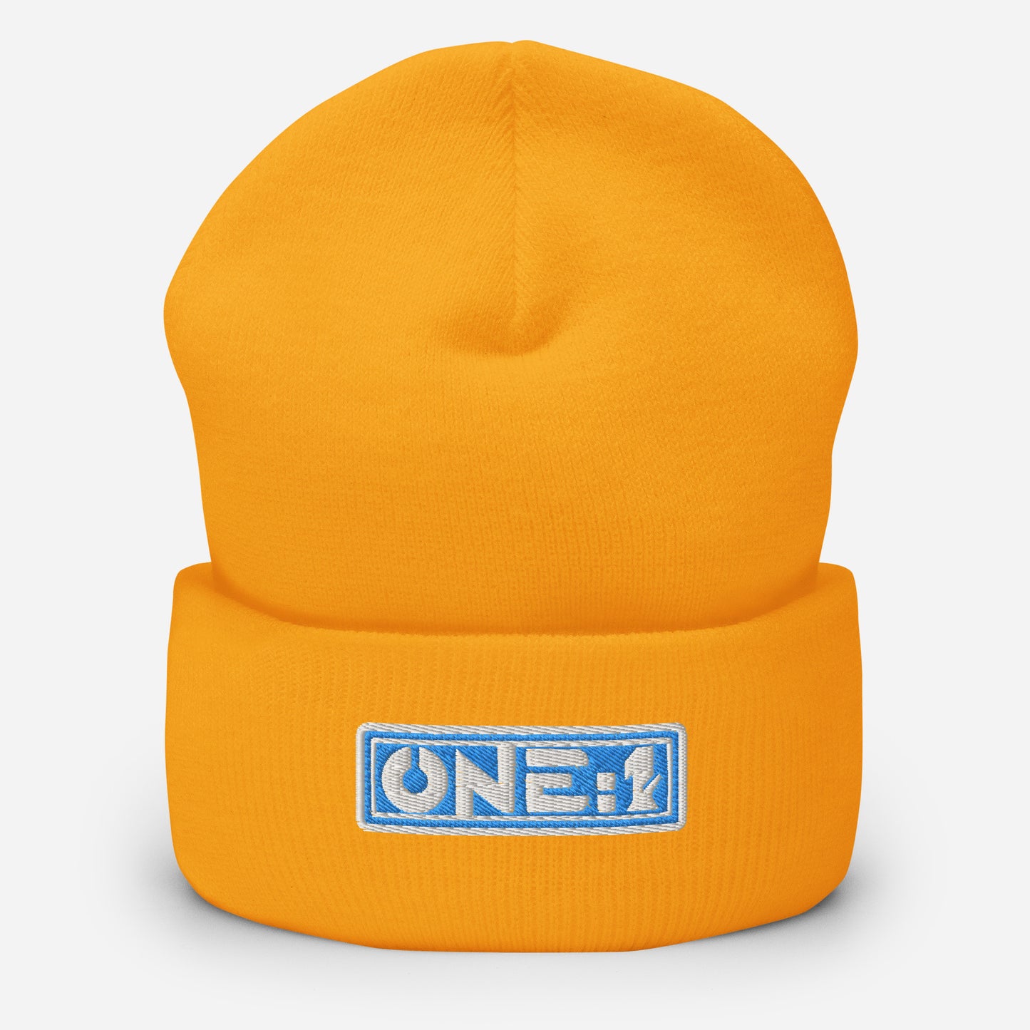 One:1 blue beanie