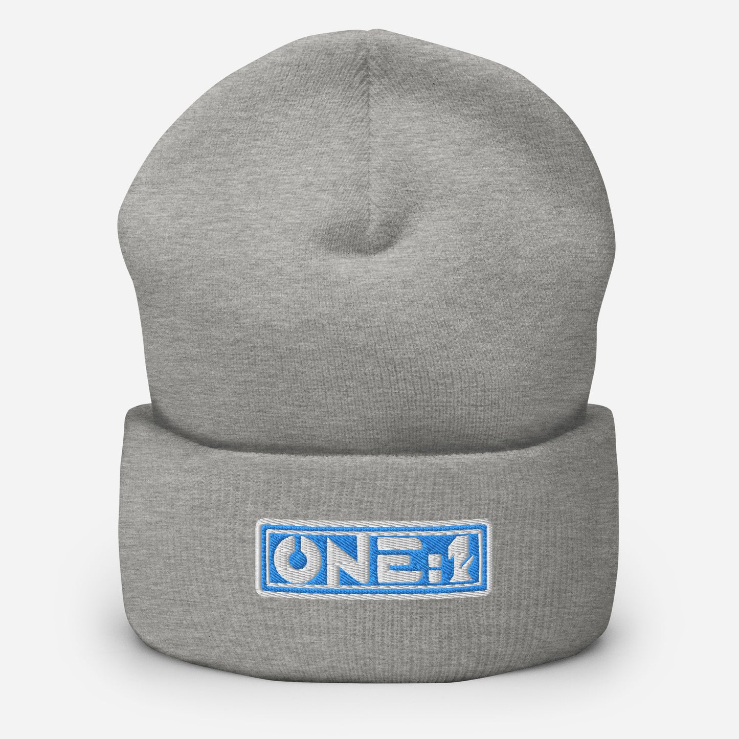 One:1 blue beanie