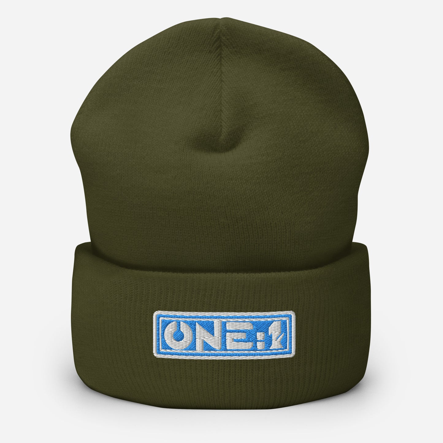 One:1 blue beanie