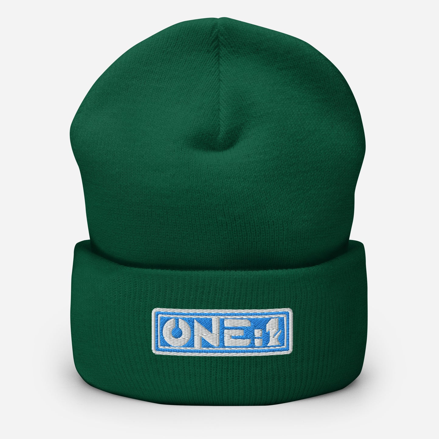 One:1 blue beanie