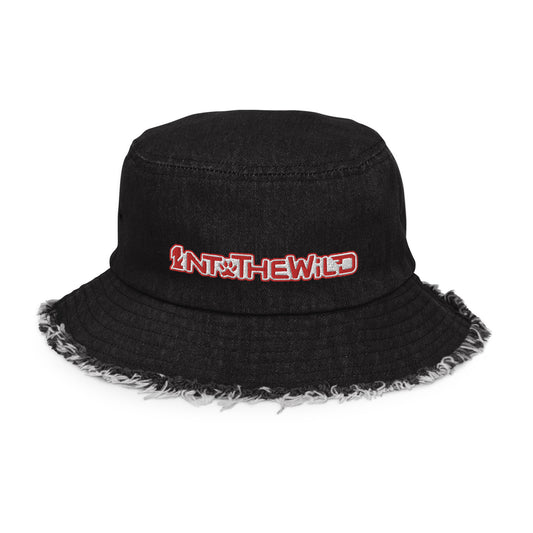 1ntothewild Distressed bucket hat