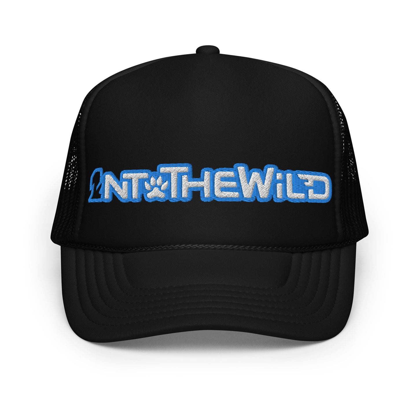 1ntothewild blue foam trucker cap