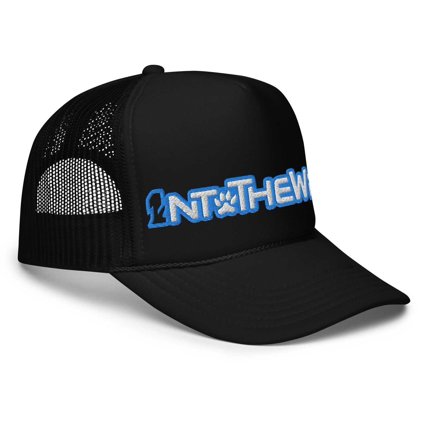 1ntothewild blue foam trucker cap