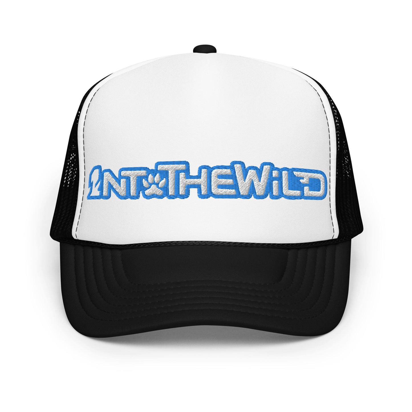 1ntothewild blue foam trucker cap