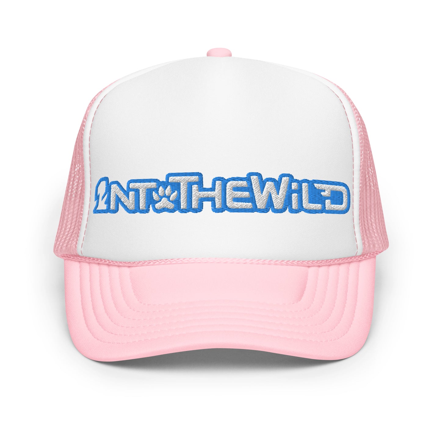 1ntothewild blue foam trucker cap