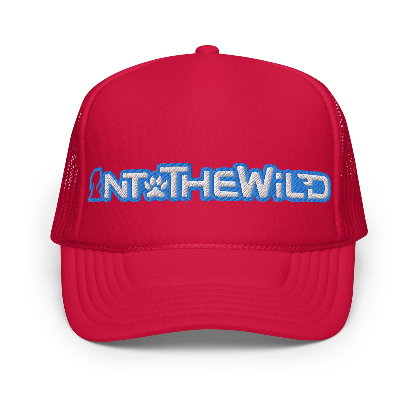 1ntothewild blue foam trucker cap