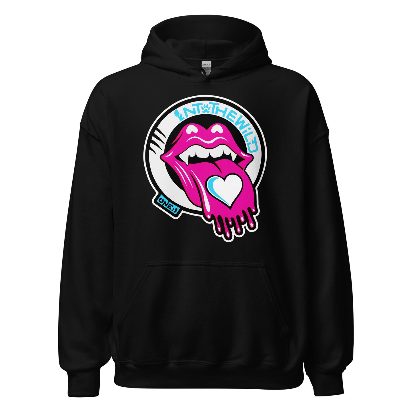 Vampy pink & blue BIG Hoodie