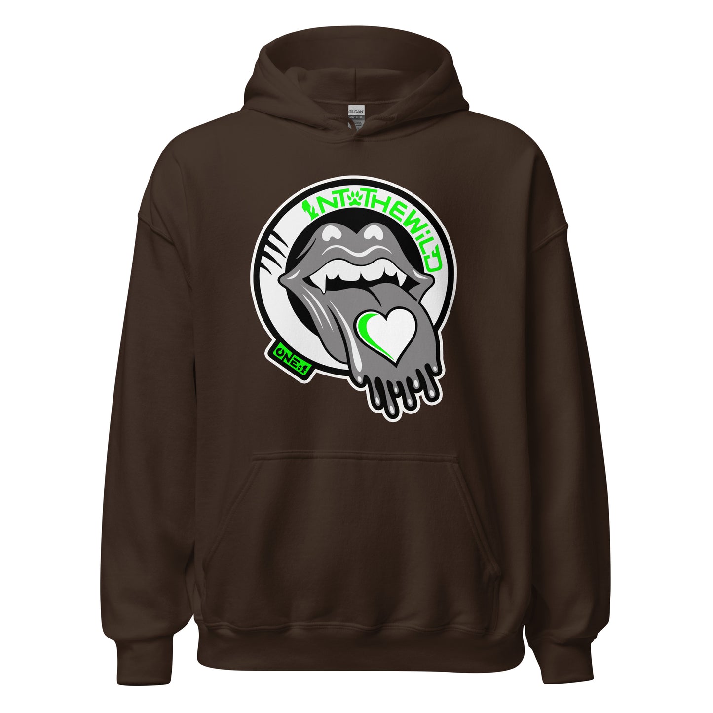 Vampy Love green hoodie