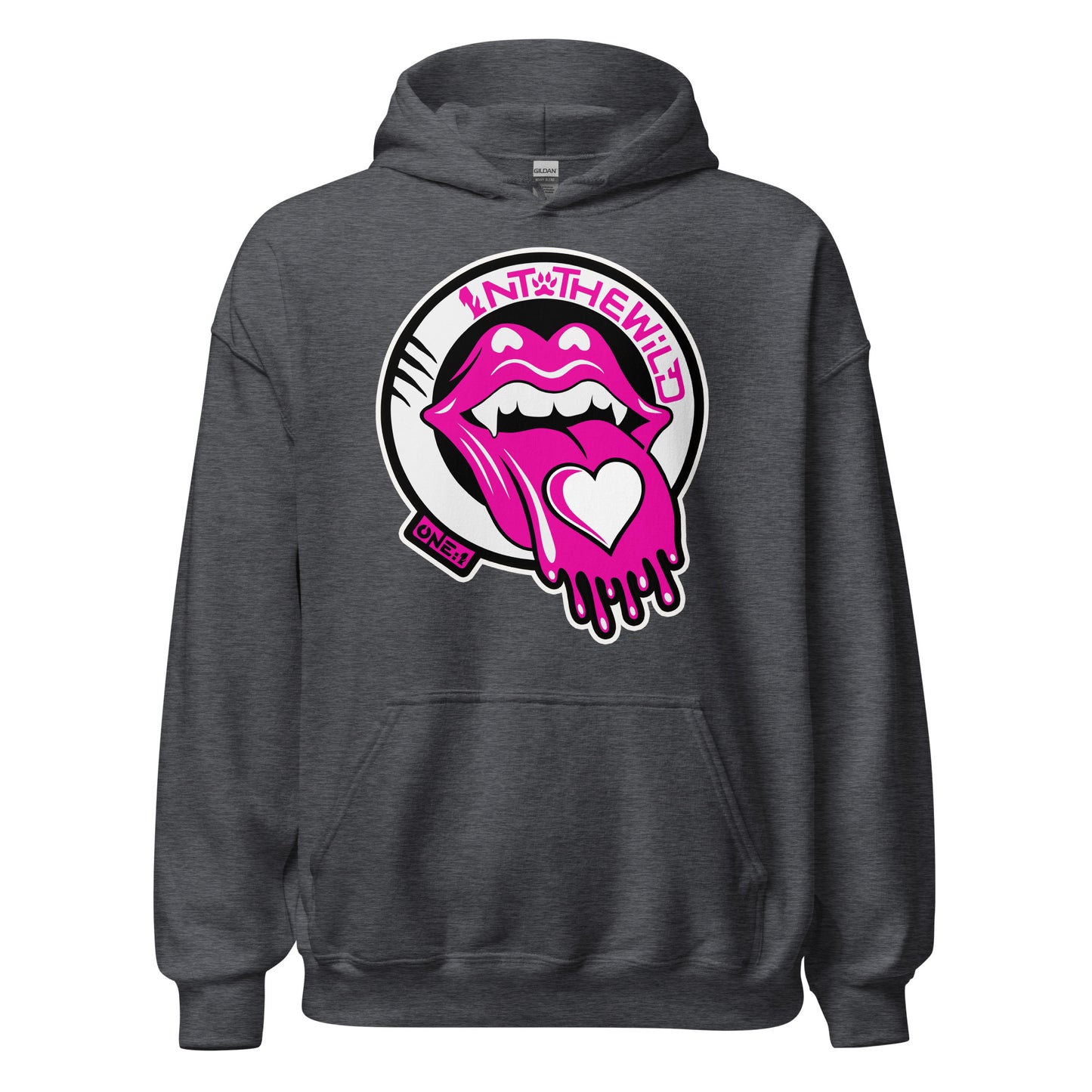 Vampy pink BIG hoodie