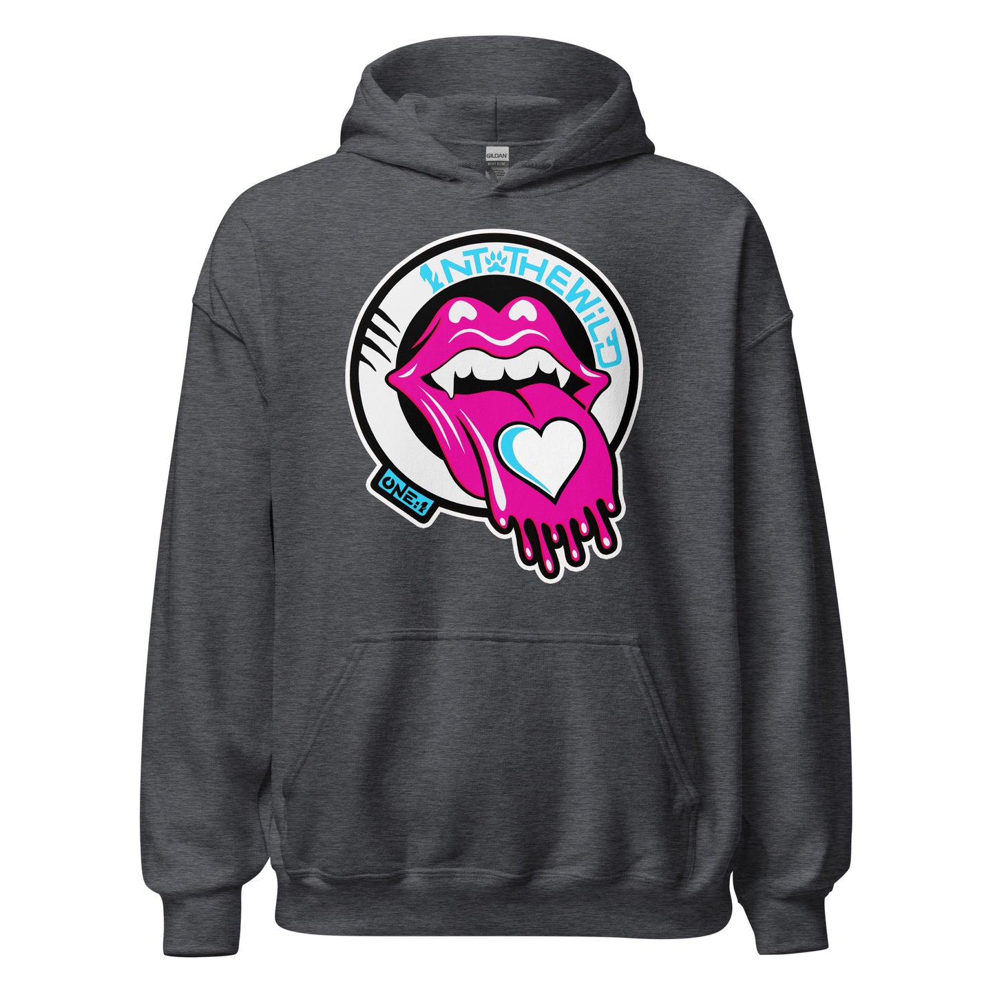 Vampy pink & blue BIG Hoodie