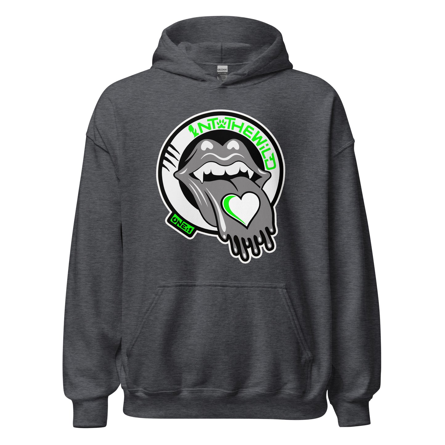 Vampy Love green hoodie