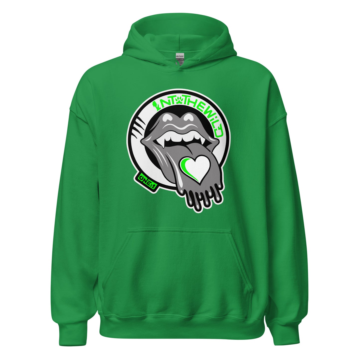 Vampy Love green hoodie