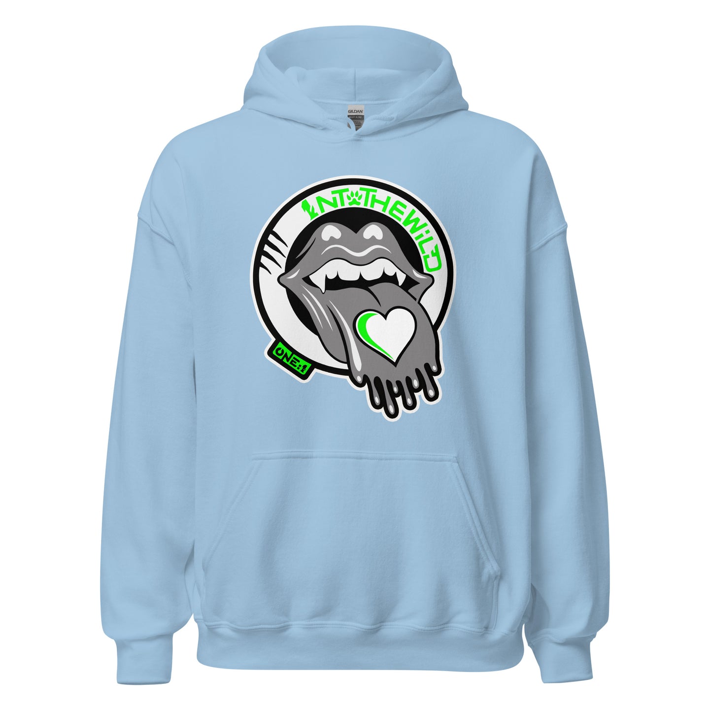 Vampy Love green hoodie