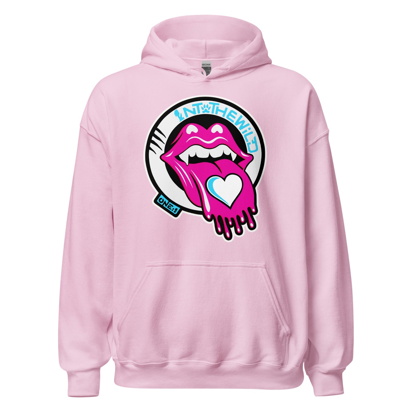 Vampy pink & blue BIG Hoodie