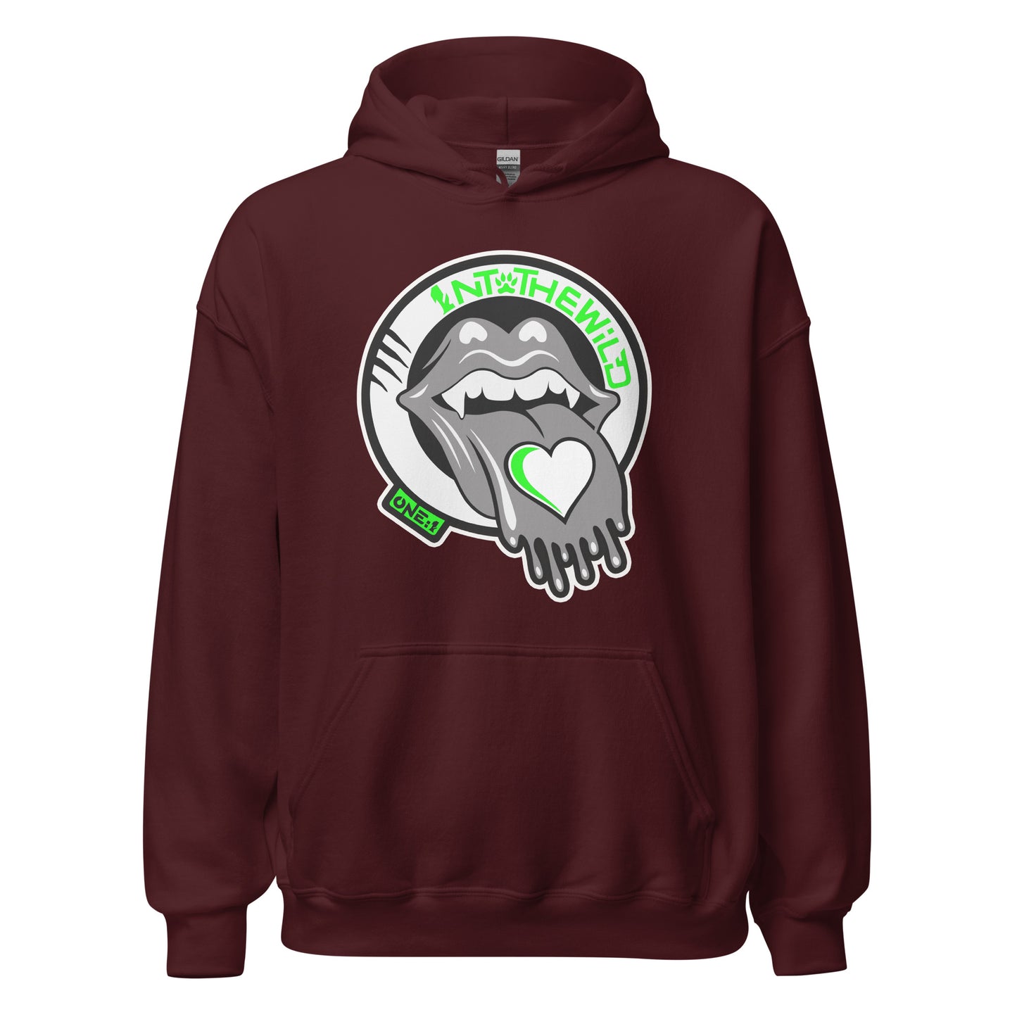 Vampy Love green hoodie