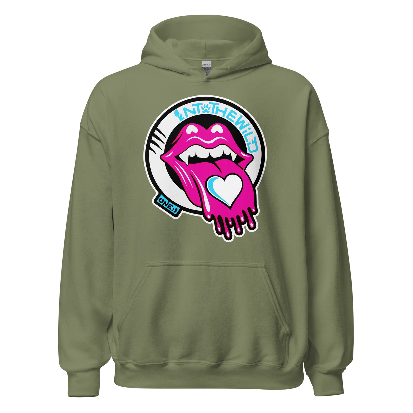 Vampy pink & blue BIG Hoodie