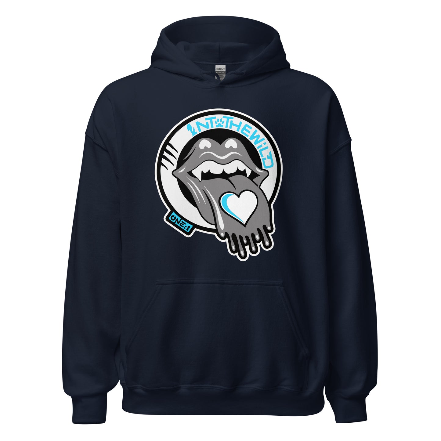 Vampy Love blue hoodie