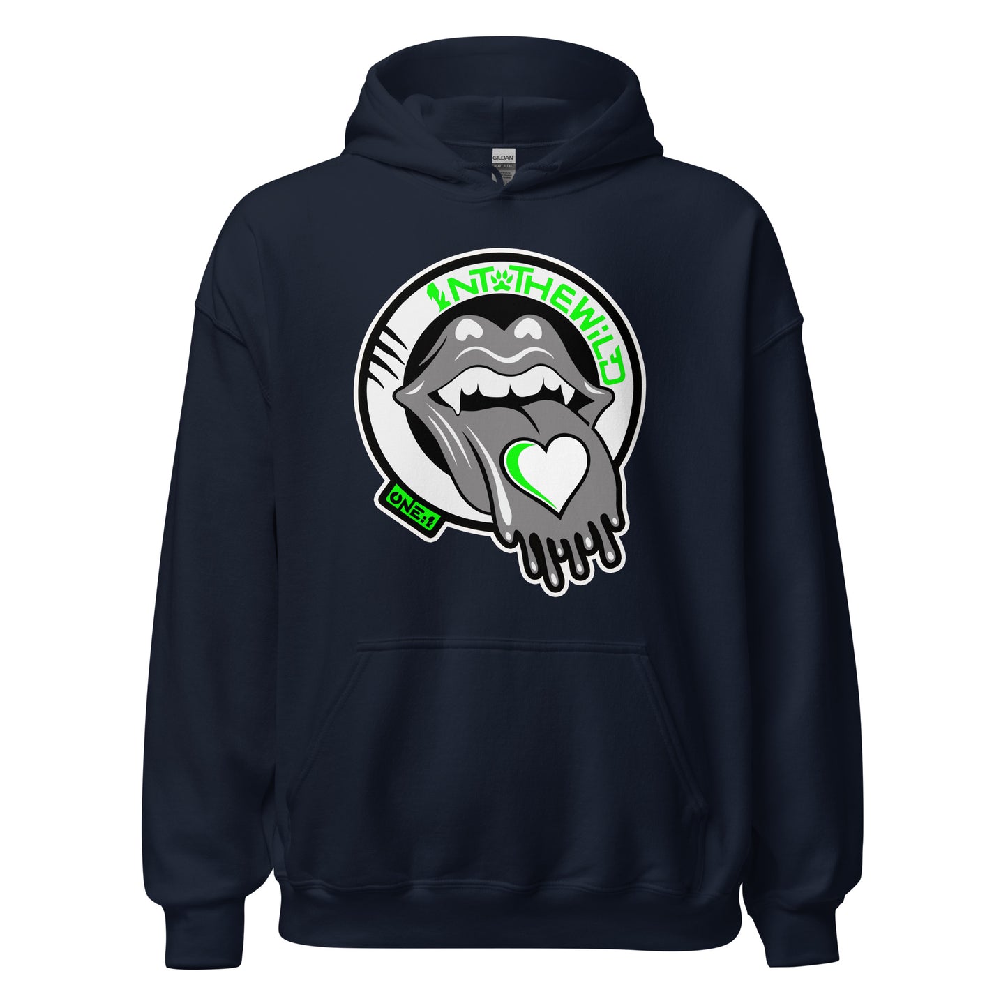 Vampy Love green hoodie