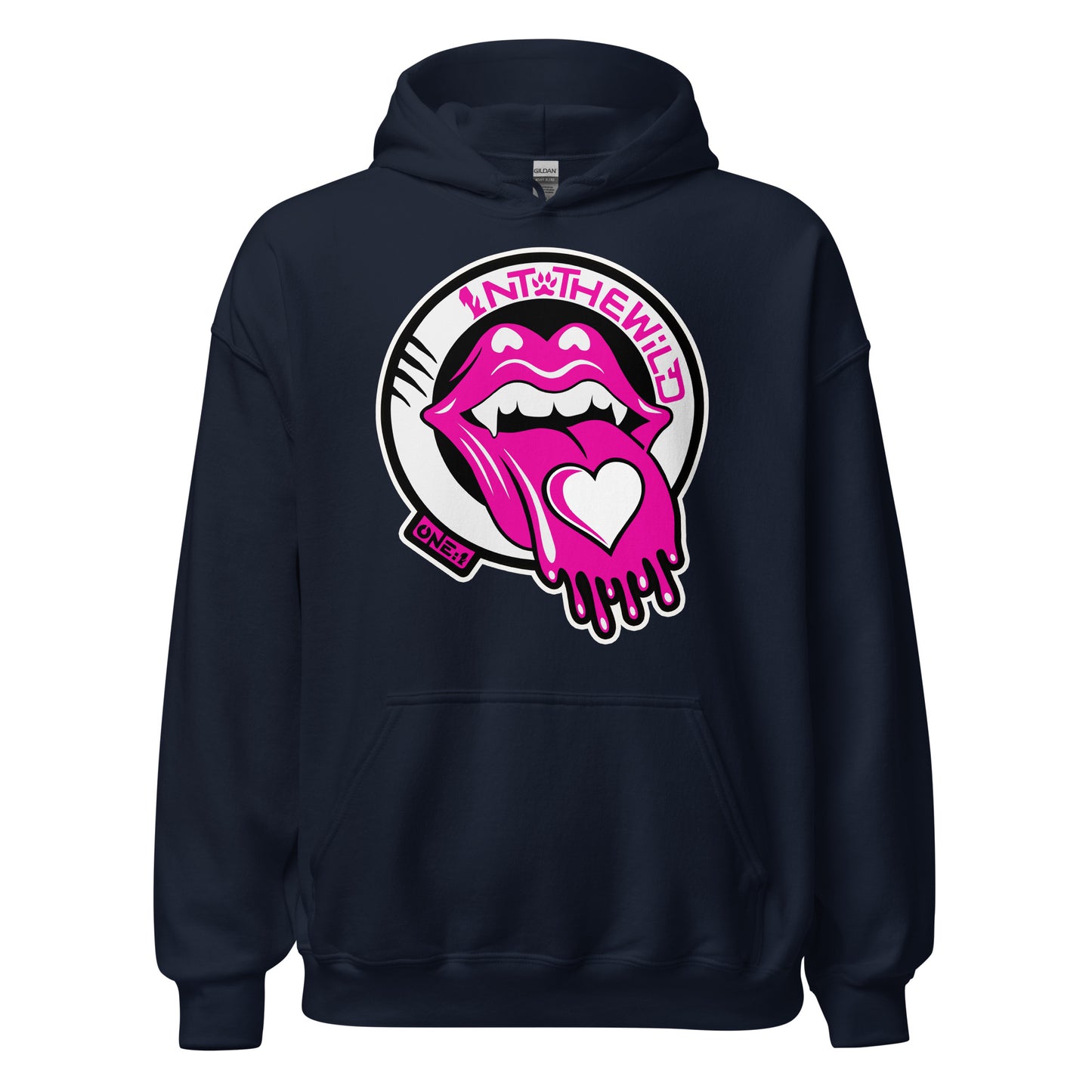 Vampy pink BIG hoodie