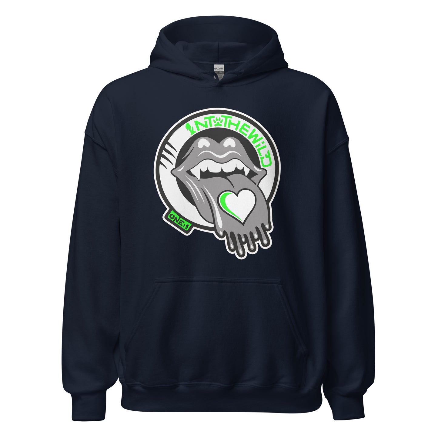 Vampy Love green hoodie