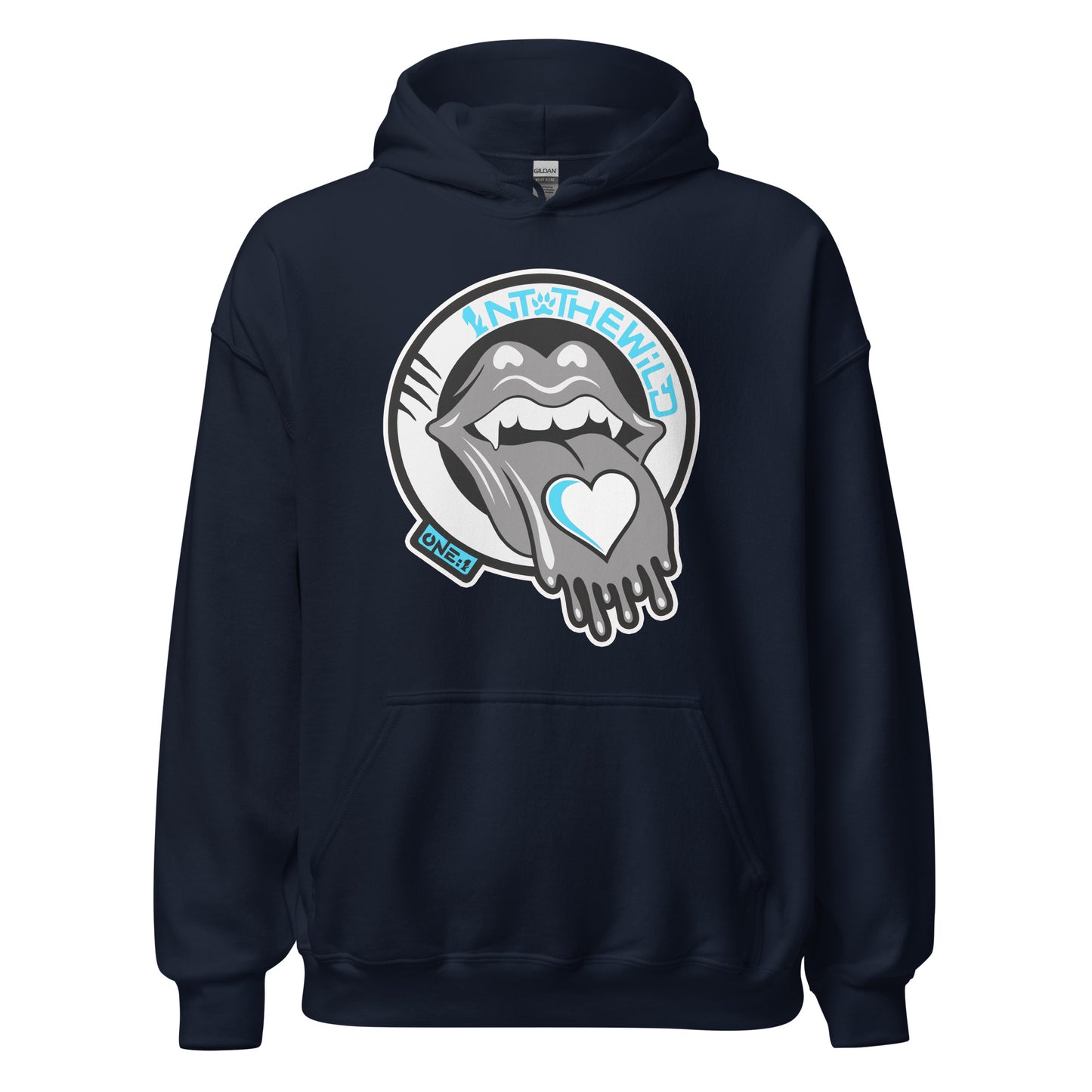 Vampy Love blue hoodie