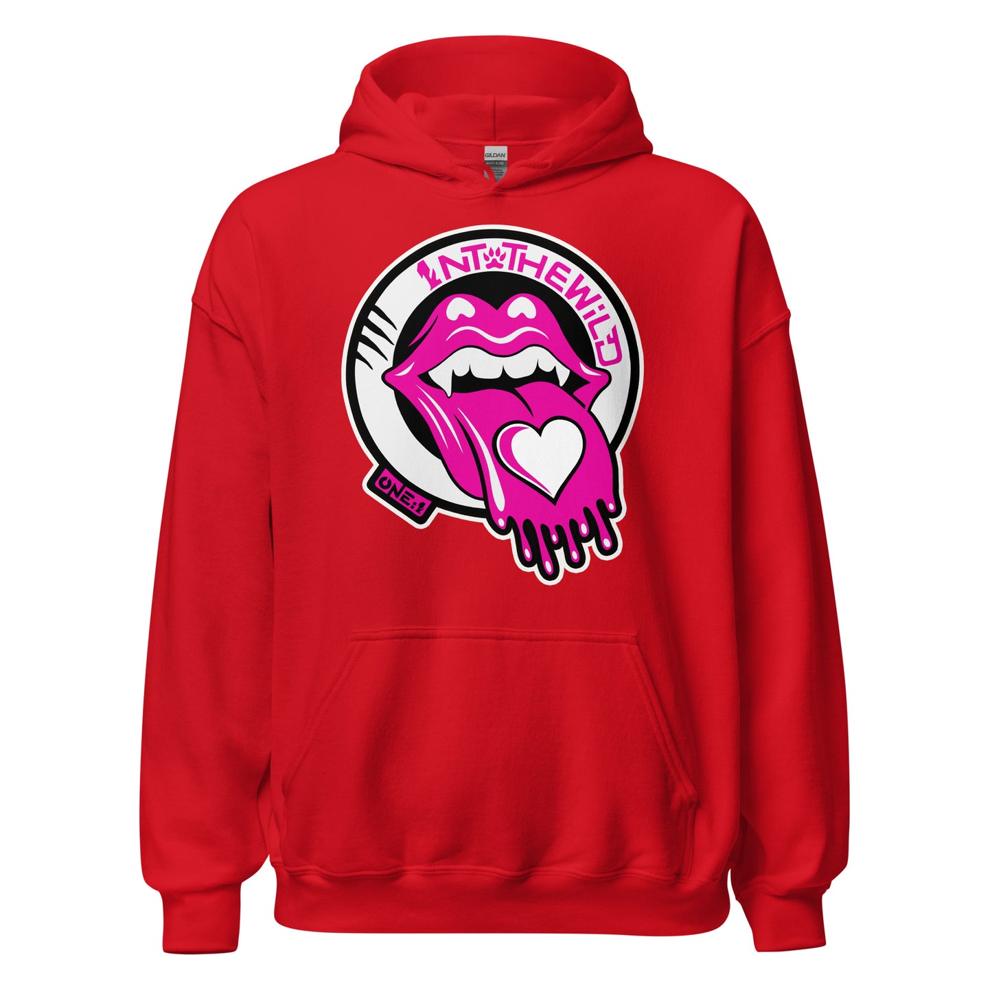 Vampy pink BIG hoodie