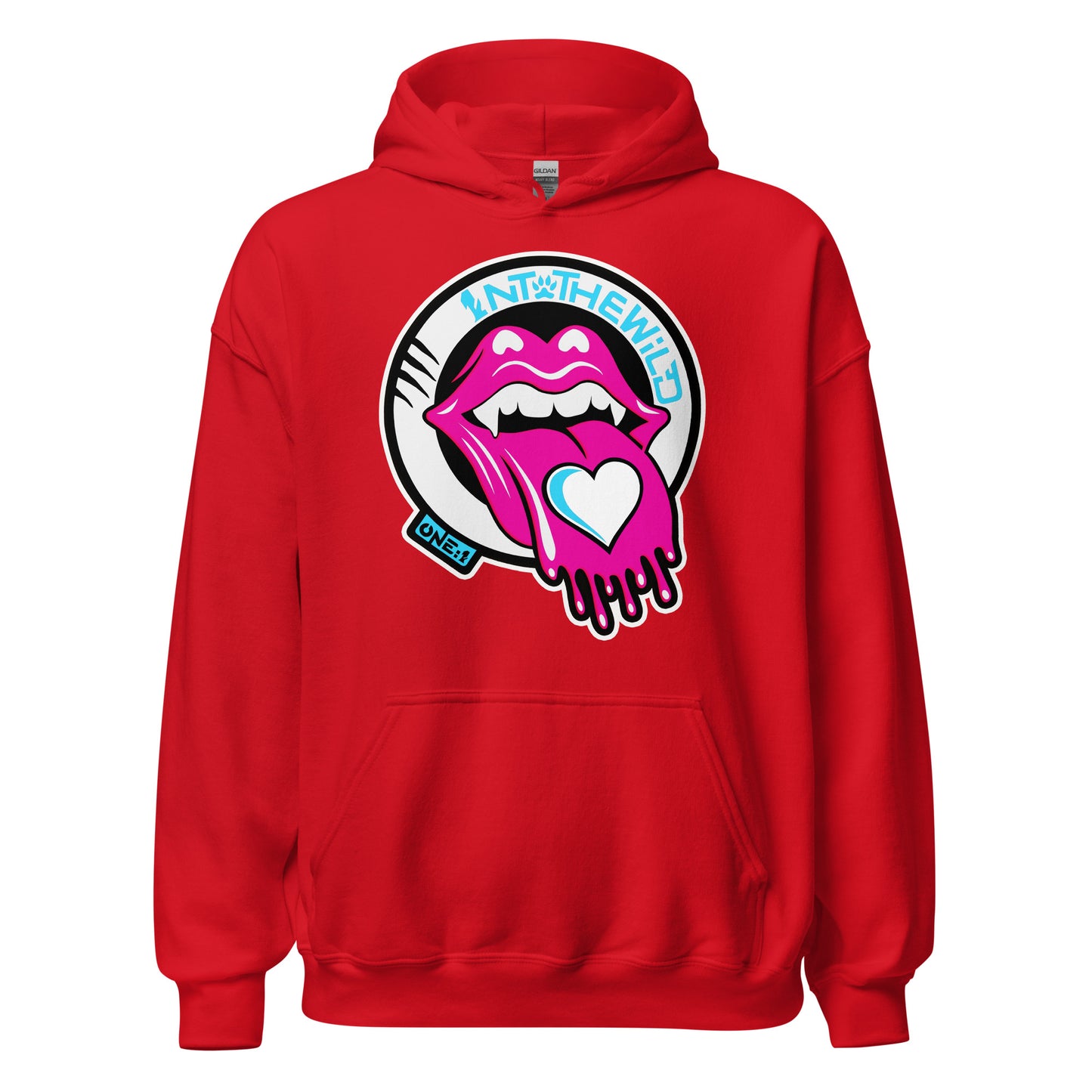 Vampy pink & blue BIG Hoodie